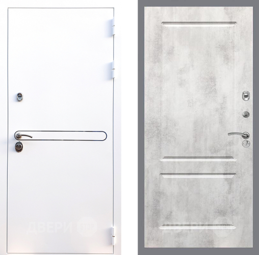 Дверь Стоп Лайн Вайт ФЛ-117 Бетон светлый в Шатуре