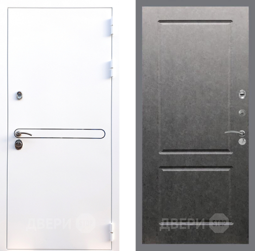Дверь Стоп Лайн Вайт ФЛ-117 Штукатурка графит в Шатуре