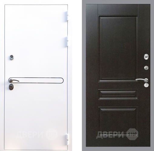 Входная металлическая Дверь Стоп Лайн Вайт ФЛ-243 Венге в Шатуре