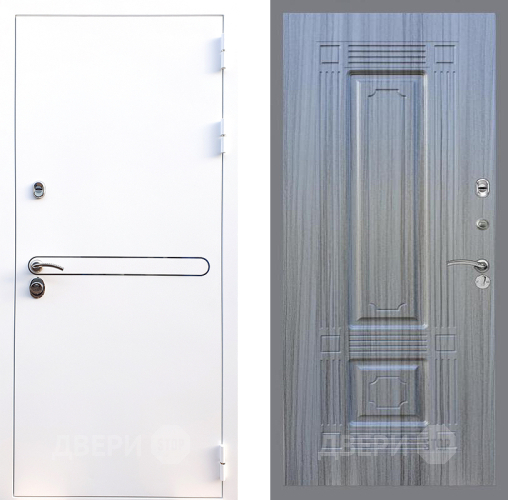 Входная металлическая Дверь Стоп Лайн Вайт ФЛ-2 Сандал грей в Шатуре