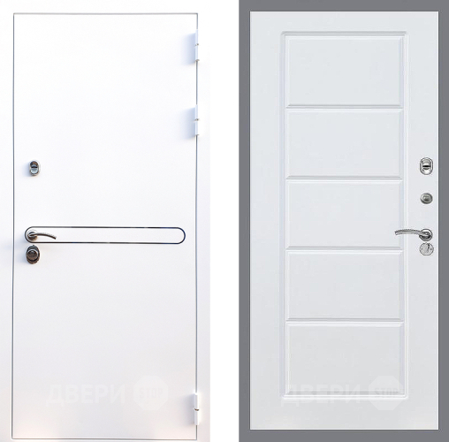 Входная металлическая Дверь Стоп Лайн Вайт ФЛ-39 Силк Сноу в Шатуре