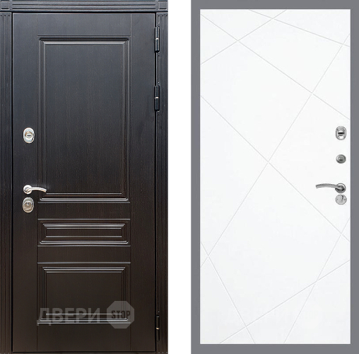 Входная металлическая Дверь Стоп МЕГАПОЛИС ФЛ-291 Силк Сноу в Шатуре