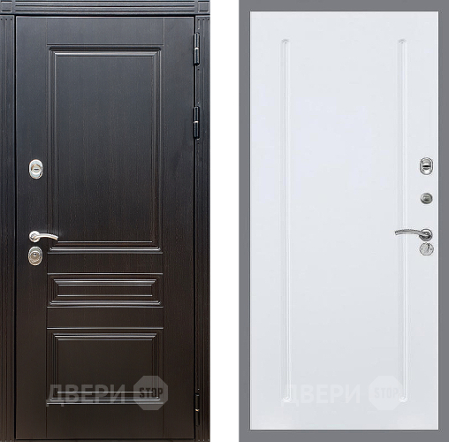 Входная металлическая Дверь Стоп МЕГАПОЛИС ФЛ-68 Силк Сноу в Шатуре