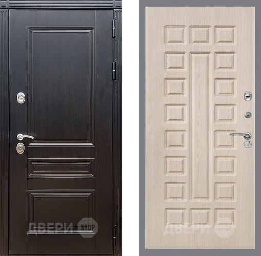 Входная металлическая Дверь Стоп МЕГАПОЛИС ФЛ-183 Беленый дуб в Шатуре