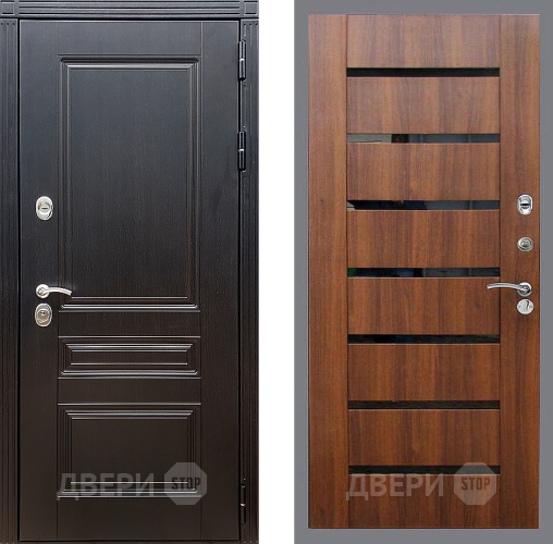 Дверь Стоп МЕГАПОЛИС СБ-14 Орех бренди в Шатуре