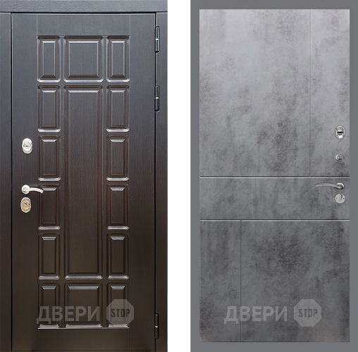 Дверь Стоп НЬЮ ЙОРК ФЛ-290 Бетон темный в Шатуре
