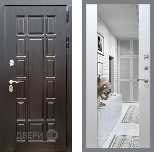 Дверь Стоп НЬЮ ЙОРК Зеркало СБ-16 Лиственница беж в Шатуре