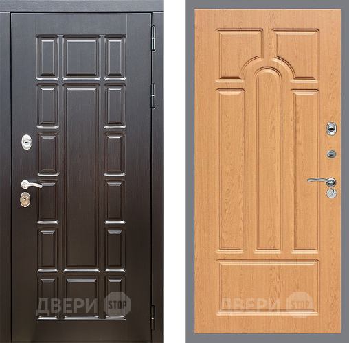 Входная металлическая Дверь Стоп НЬЮ ЙОРК ФЛ-58 Дуб в Шатуре