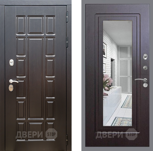 Дверь Стоп НЬЮ ЙОРК Зеркало ФЛ-120 Венге в Шатуре
