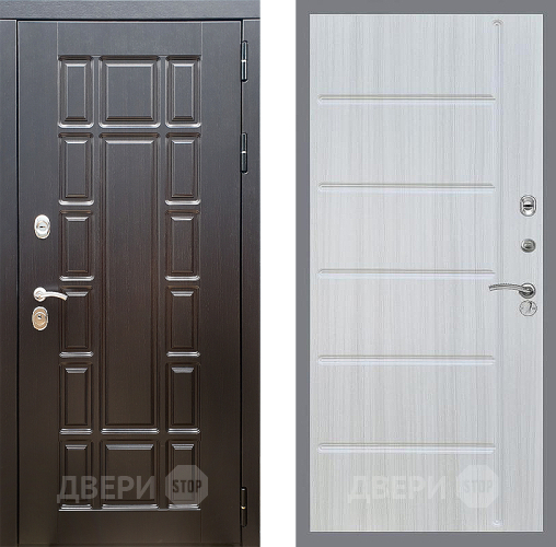 Входная металлическая Дверь Стоп НЬЮ ЙОРК ФЛ-102 Сандал белый в Шатуре