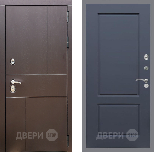 Дверь Стоп УРБАН ФЛ-117 Силк титан в Шатуре