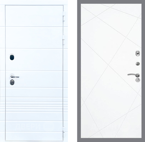 Входная металлическая Дверь Стоп ТРЕНДО ФЛ-291 Силк Сноу в Шатуре