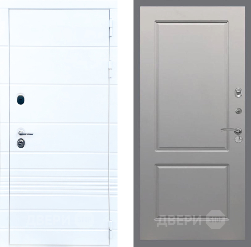 Входная металлическая Дверь Стоп ТРЕНДО ФЛ-117 Грей софт в Шатуре