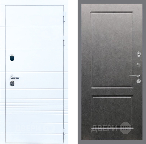 Входная металлическая Дверь Стоп ТРЕНДО ФЛ-117 Штукатурка графит в Шатуре