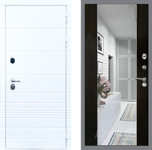 Дверь Стоп ТРЕНДО Зеркало СБ-16 Венге в Шатуре