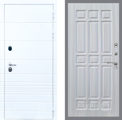 Входная металлическая Дверь Стоп ТРЕНДО ФЛ-33 Сандал белый в Шатуре