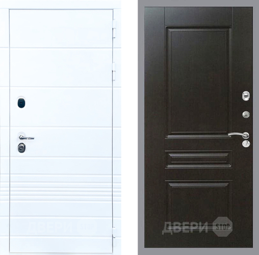 Дверь Стоп ТРЕНДО ФЛ-243 Венге в Шатуре