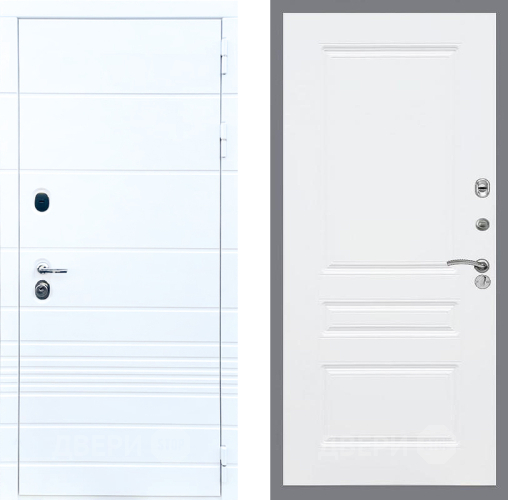 Дверь Стоп ТРЕНДО ФЛ-243 Силк Сноу в Шатуре