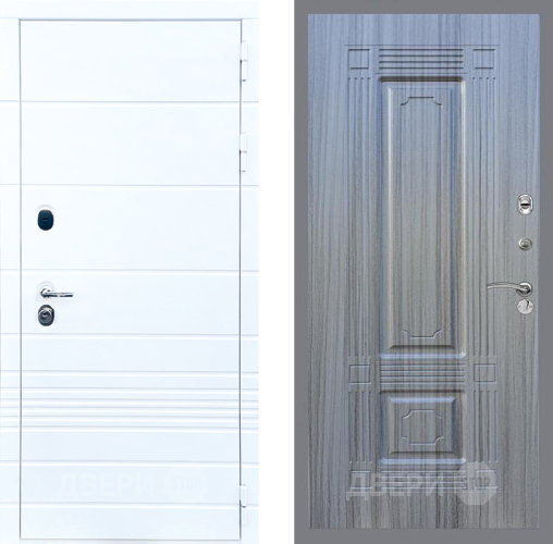 Входная металлическая Дверь Стоп ТРЕНДО ФЛ-2 Сандал грей в Шатуре