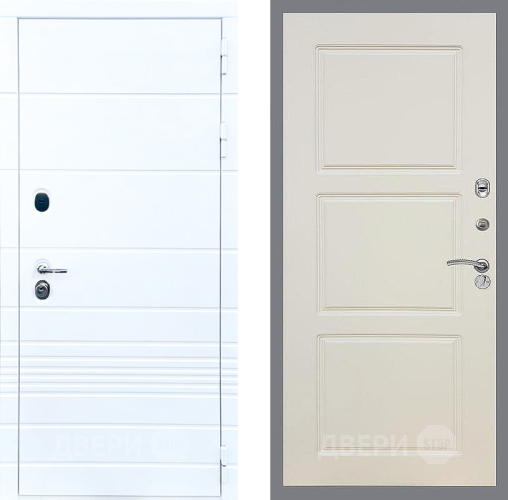 Входная металлическая Дверь Стоп ТРЕНДО ФЛ-3 Шампань в Шатуре