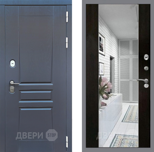 Дверь Стоп ПЛАТИНУМ Зеркало СБ-16 Венге в Шатуре