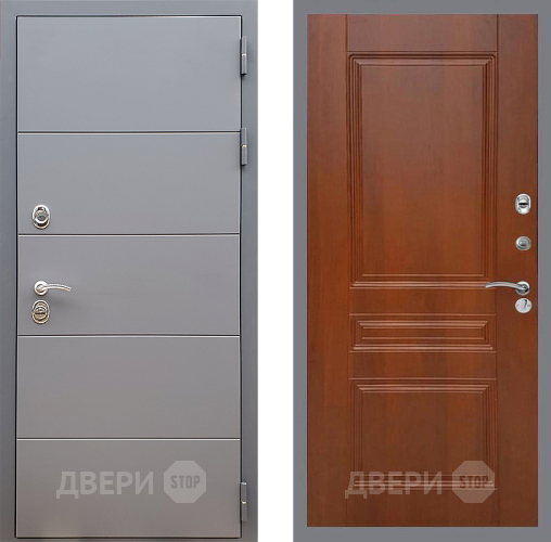 Дверь Стоп АРТ ГРАФИТ ФЛ-243 Итальянский орех в Шатуре