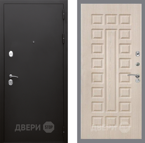 Входная металлическая Дверь Стоп КЛАССИК Шагрень ФЛ-183 Беленый дуб в Шатуре