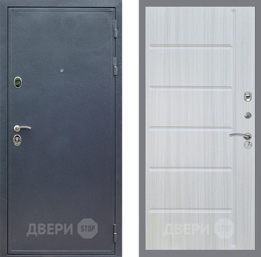 Входная металлическая Дверь Стоп СИЛЬВЕР ФЛ-102 Сандал белый в Шатуре