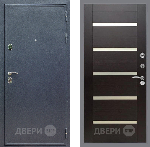 Входная металлическая Дверь Стоп СИЛЬВЕР СБ-14 венге поперечный в Шатуре