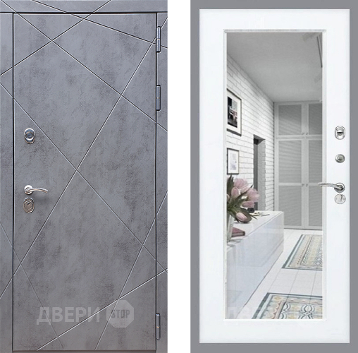 Дверь Стоп Лучи Зеркало Силк Сноу в Шатуре