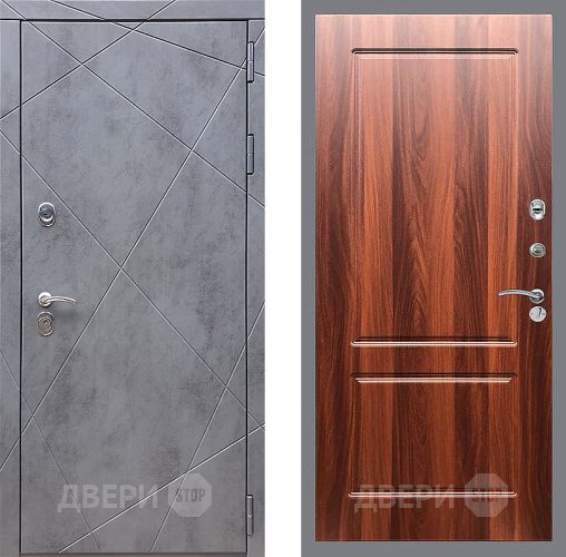 Дверь Стоп Лучи ФЛ-117 Итальянский орех в Шатуре