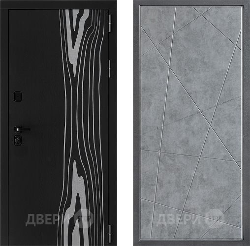 Дверь Дверной континент ДК-12 ФЛ-655 Бетон серый в Шатуре