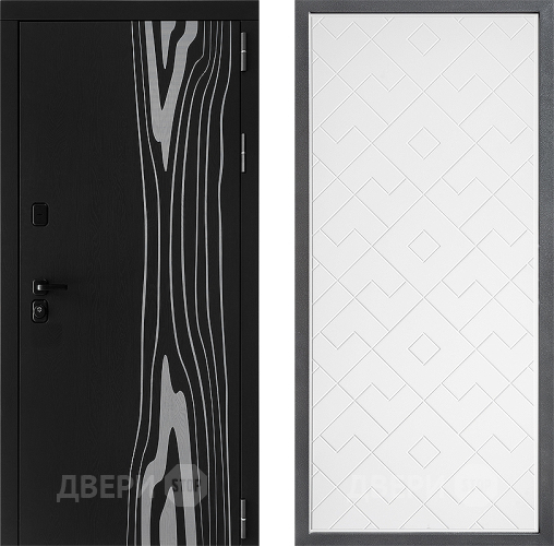 Дверь Дверной континент ДК-12 ФЛ-Тиффани Белый софт в Шатуре