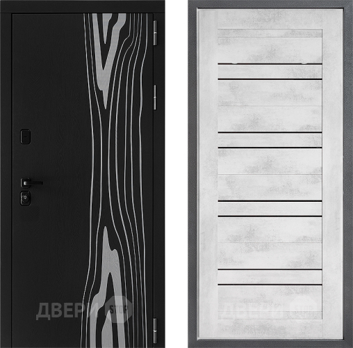 Дверь Дверной континент ДК-12 ФЛ-49 Бетон снежный в Шатуре