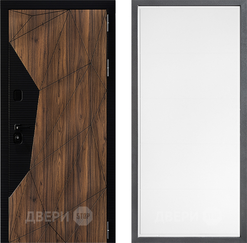 Входная металлическая Дверь Дверной континент ДК-11 ФЛ-649 Белый софт в Шатуре