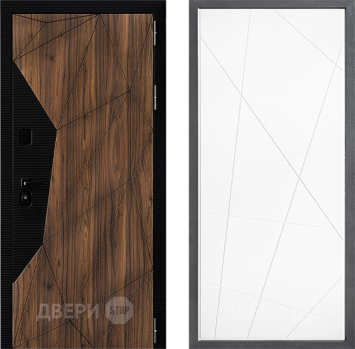 Входная металлическая Дверь Дверной континент ДК-11 ФЛ-655 Белый софт в Шатуре