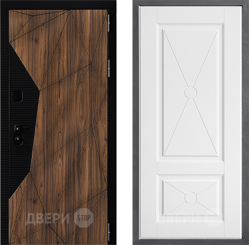 Входная металлическая Дверь Дверной континент ДК-11 ФЛ-617 Софт милк в Шатуре