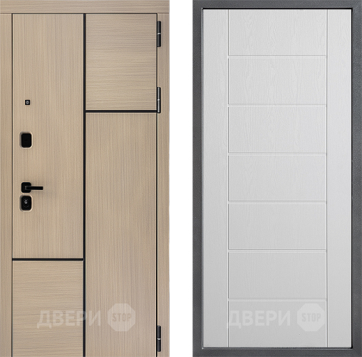 Дверь Дверной континент ДК-14 ФЛ-Лайн Белое дерево в Шатуре