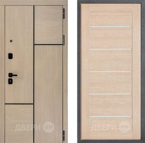 Входная металлическая Дверь Дверной континент ДК-14 ФЛ-46 Капучино в Шатуре