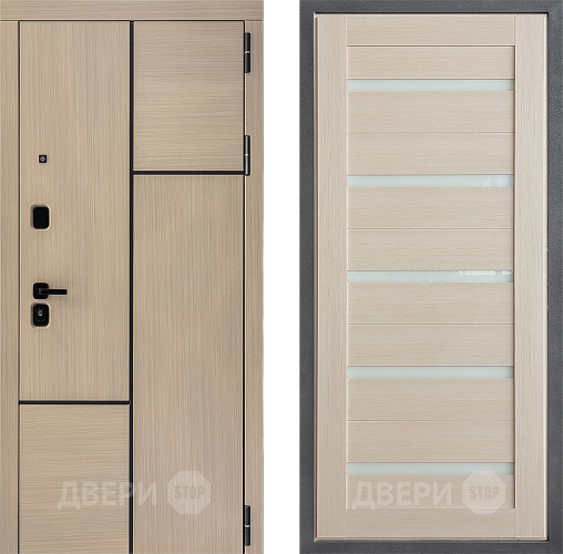 Входная металлическая Дверь Дверной континент ДК-14 ФЛ-47 Капучино в Шатуре