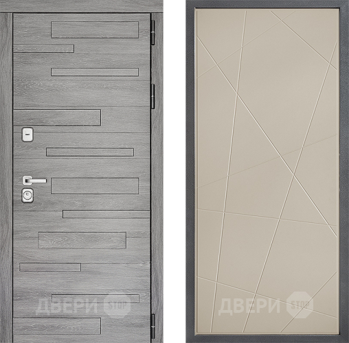 Входная металлическая Дверь Дверной континент ДК-10 ФЛ-655 Капучино в Шатуре