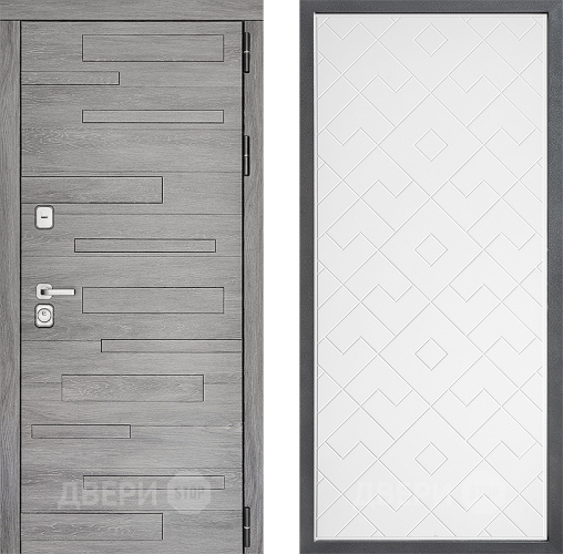 Дверь Дверной континент ДК-10 ФЛ-Тиффани Белый софт в Шатуре