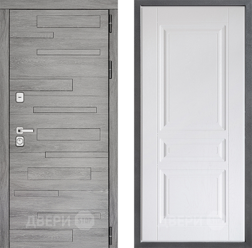 Дверь Дверной континент ДК-10 ФЛ-243 Альберо Браш серебро в Шатуре