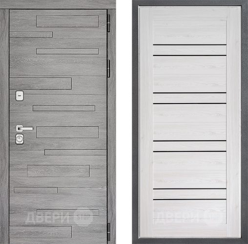 Входная металлическая Дверь Дверной континент ДК-10 ФЛ-49 Сосна белая в Шатуре