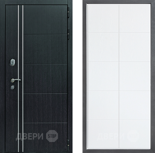 Входная металлическая Дверь Дверной континент Теплолюкс Дизайн ФЛ-Кватро Белое дерево в Шатуре