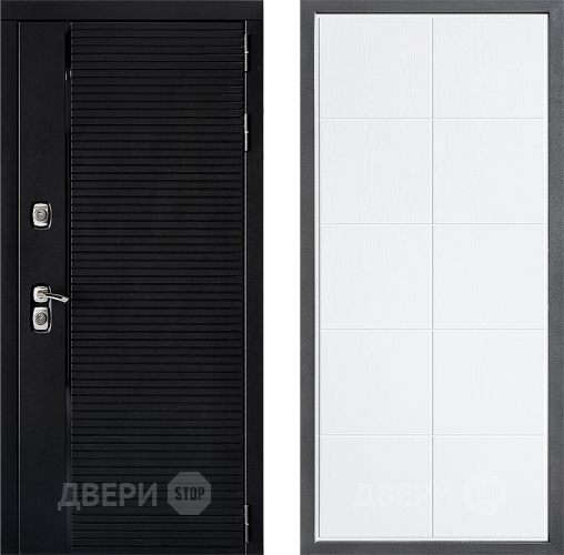 Входная металлическая Дверь Дверной континент ДК-1 ФЛ-Кватро Белое дерево в Шатуре