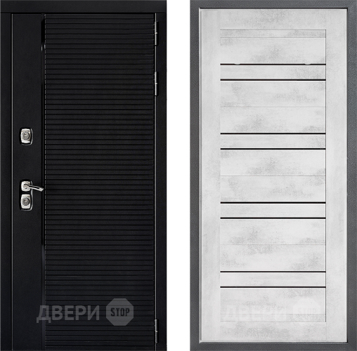 Входная металлическая Дверь Дверной континент ДК-1 ФЛ-49 Бетон снежный в Шатуре