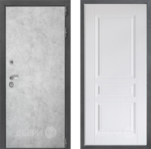 Дверь Дверной континент ДК-3/743 ФЛ-243 Альберо Браш серебро в Шатуре