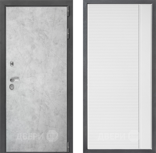 Дверь Дверной континент ДК-3/743 ФЛ-757 Белое Стекло Софт милк в Шатуре