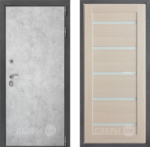 Входная металлическая Дверь Дверной континент ДК-3/743 ФЛ-47 Лиственница белая в Шатуре